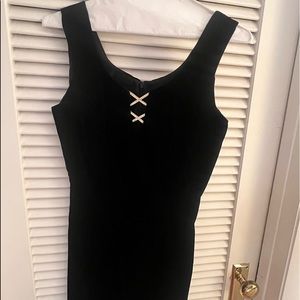 Black velvet Rampage dress size 3.  Perfect for the holidays!